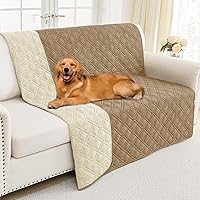 Vista 141 de Smiry Funda Impermeable para Cama de Perro Manta para Mascotas, Manta Suave y Lavable para Perros para Muebles Cama Sofá Sillón Reversible, a