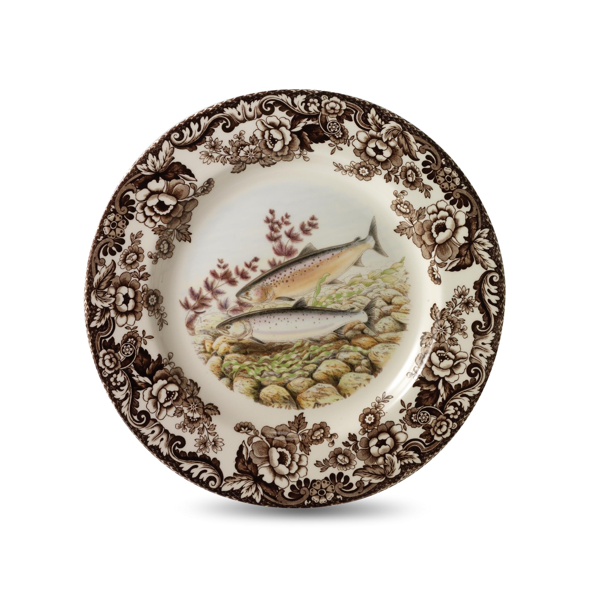 Spode Woodland Salmon Dinner Plate