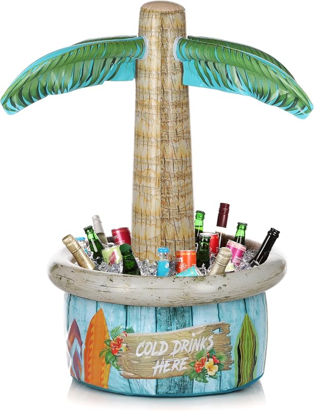 FunX opblaasbare palm als drankkoeler
