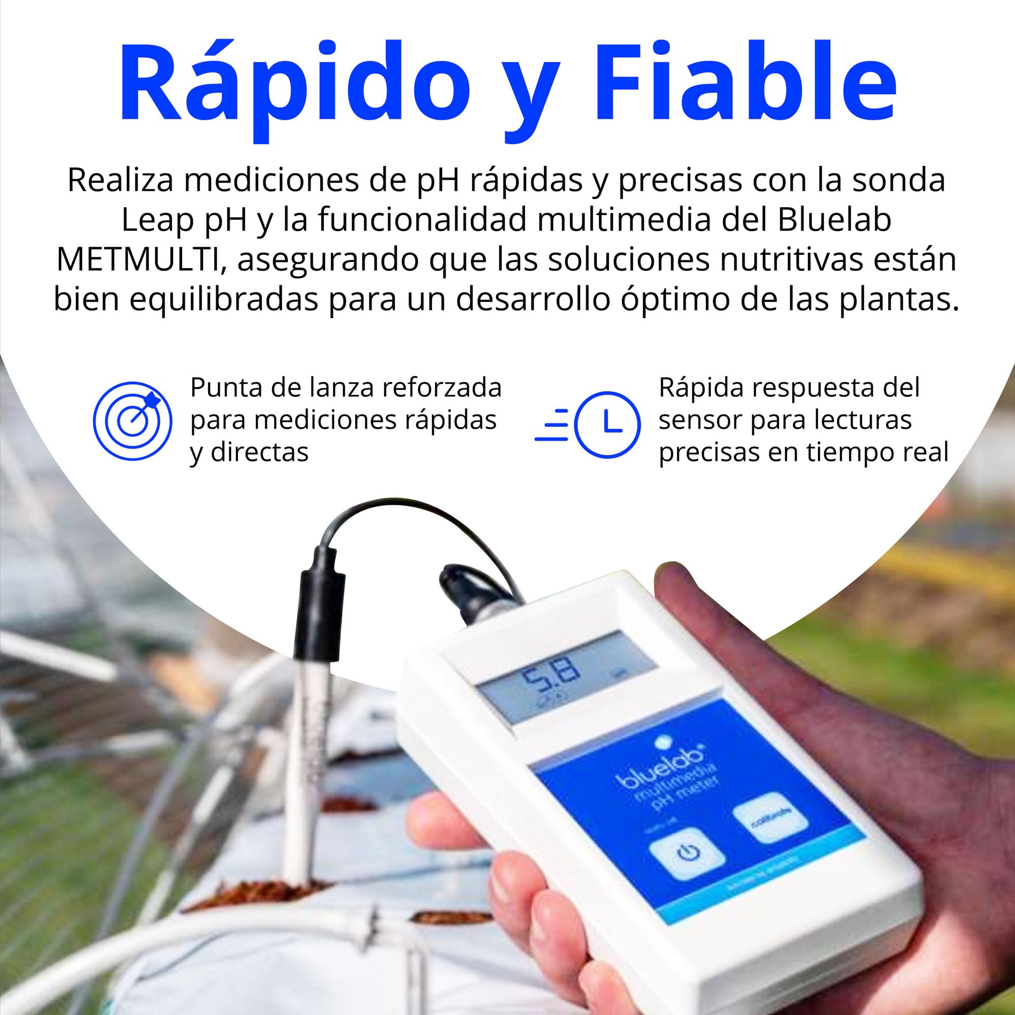 Bluelab Monitor Multimedia PH Meter (incluye sonda)
