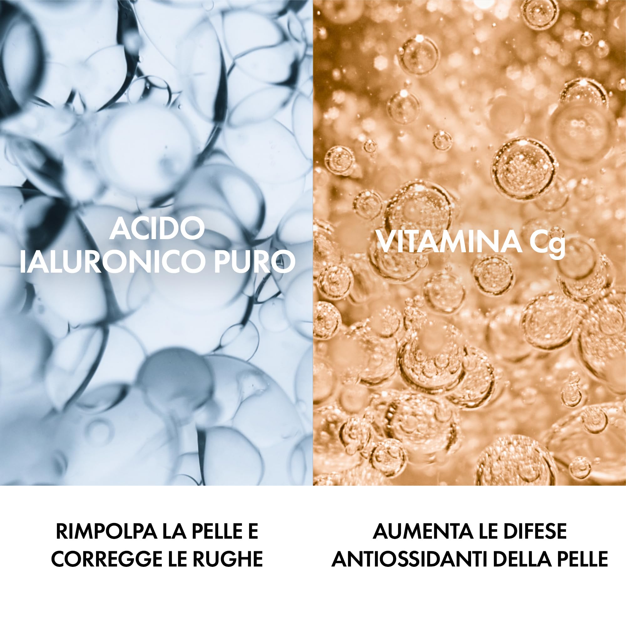 Vichy Liftactiv H.A. Crema Anti-Rughe Rassodante Notte con Acido Ialuronico Puro, Ramnosio e Vitamina C, 50 ml