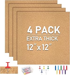 27 Teenage Bedroom Ideas You’ll Wish You Had Sooner 97 Cork Board Tiles - 4 Packs Adhesive Corkboards for Wall, Small Cork Boar...