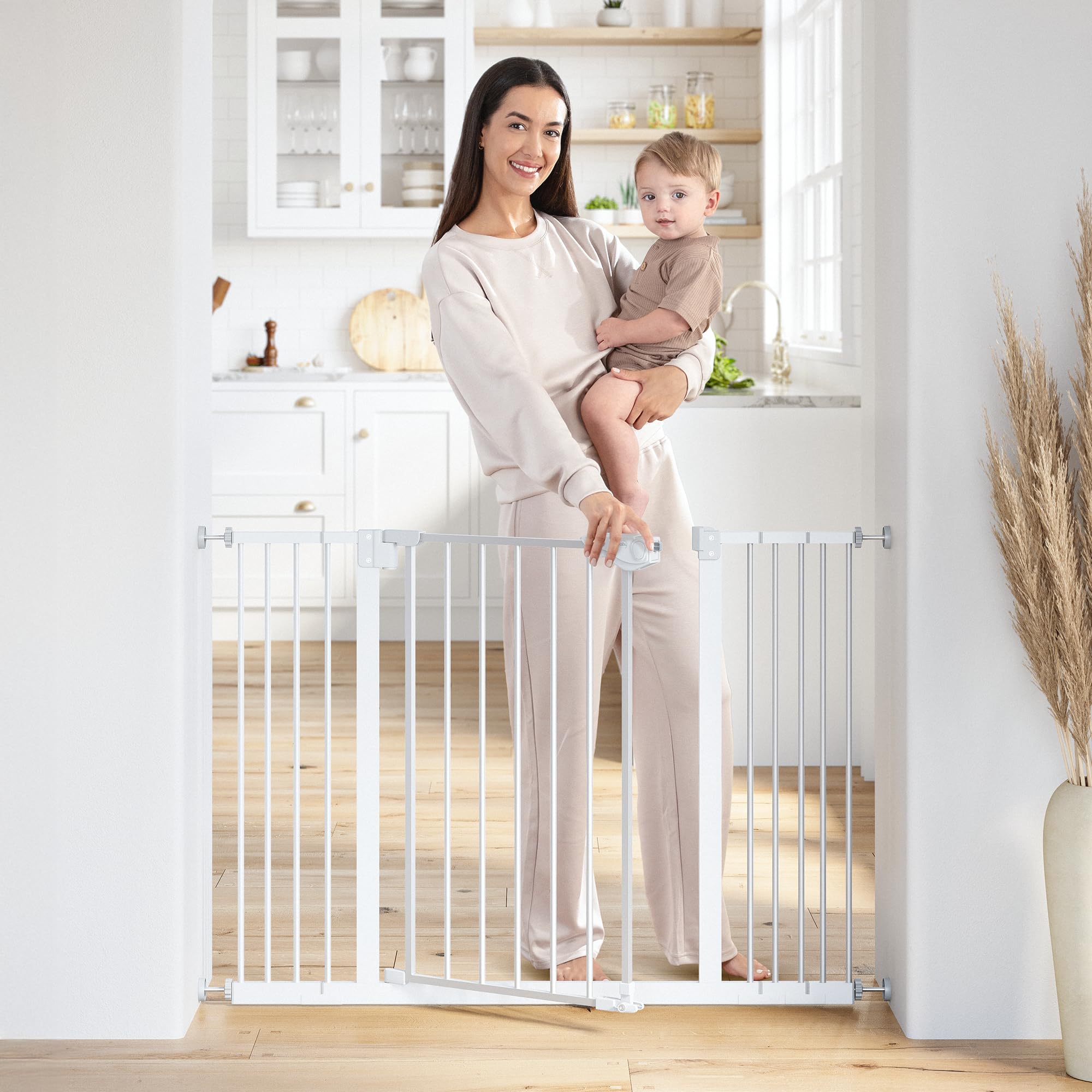Comfy Cubs Baby Safety Gate with 3 Extensions - Adjustable 42