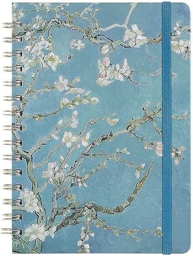 Ruled Notebook/Journal - Lined Journal with Premium Thick Paper, 8.5" X 6.4", College Ruled Spiral Notebook/Journal, Banded with Exquisite Inner Pocket, Waterproof Hardcover for Office, Home & School - green