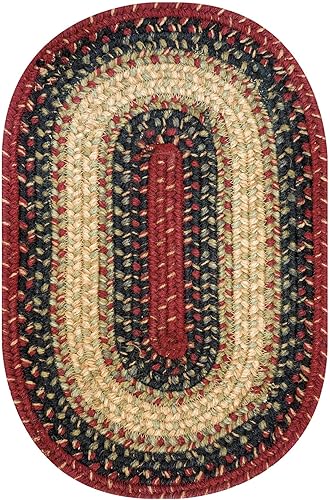 Miniatura 9 de Homespice Highland - Mantel individual trenzado de yute de 13 x 19 pulgadas (juego de 6) ovalado multicolor reversible, hilo de yute natural