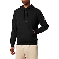 Calvin Klein Felpa Uomo Badge con Cappuccio, Nero (CK Black)