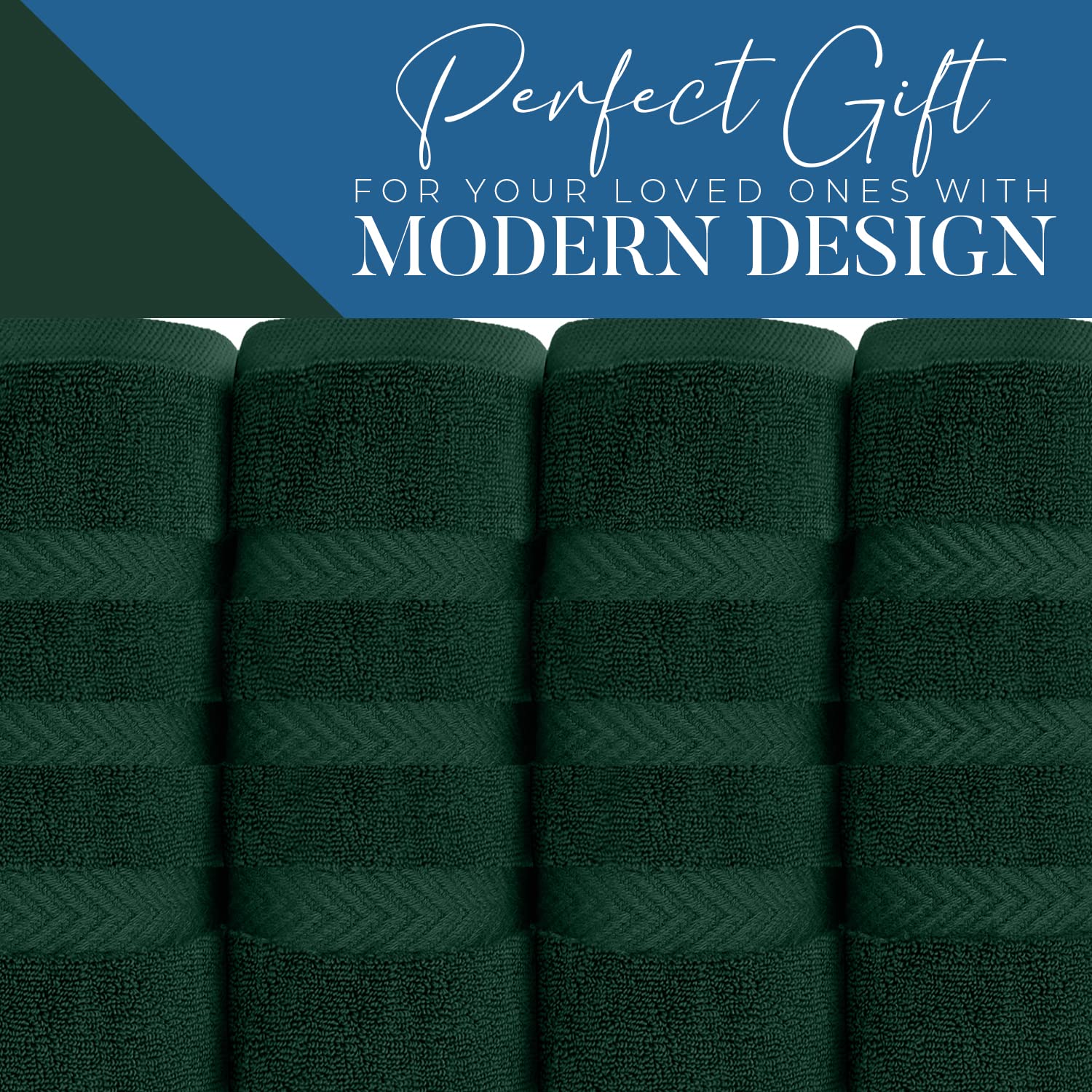 DAN RIVER 100% Cotton Bath Sheet Set of 2| Soft Bath Sheets| Oversized Bath Towels| Quick Dry Bath Sheets| Absorbent Bath Sheets Spa Hotel | Huntergreen Bath Sheet Towel Set|35x70 in|550 GSM