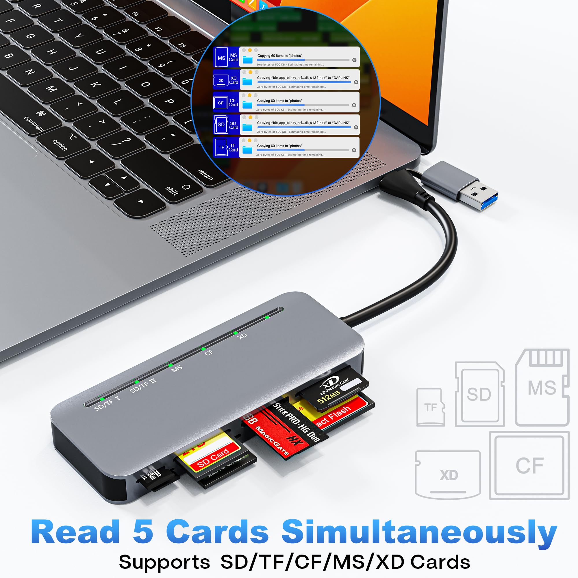 Amazon.co.jp: 7イン1メモリースティックプロデュオカードリーダー