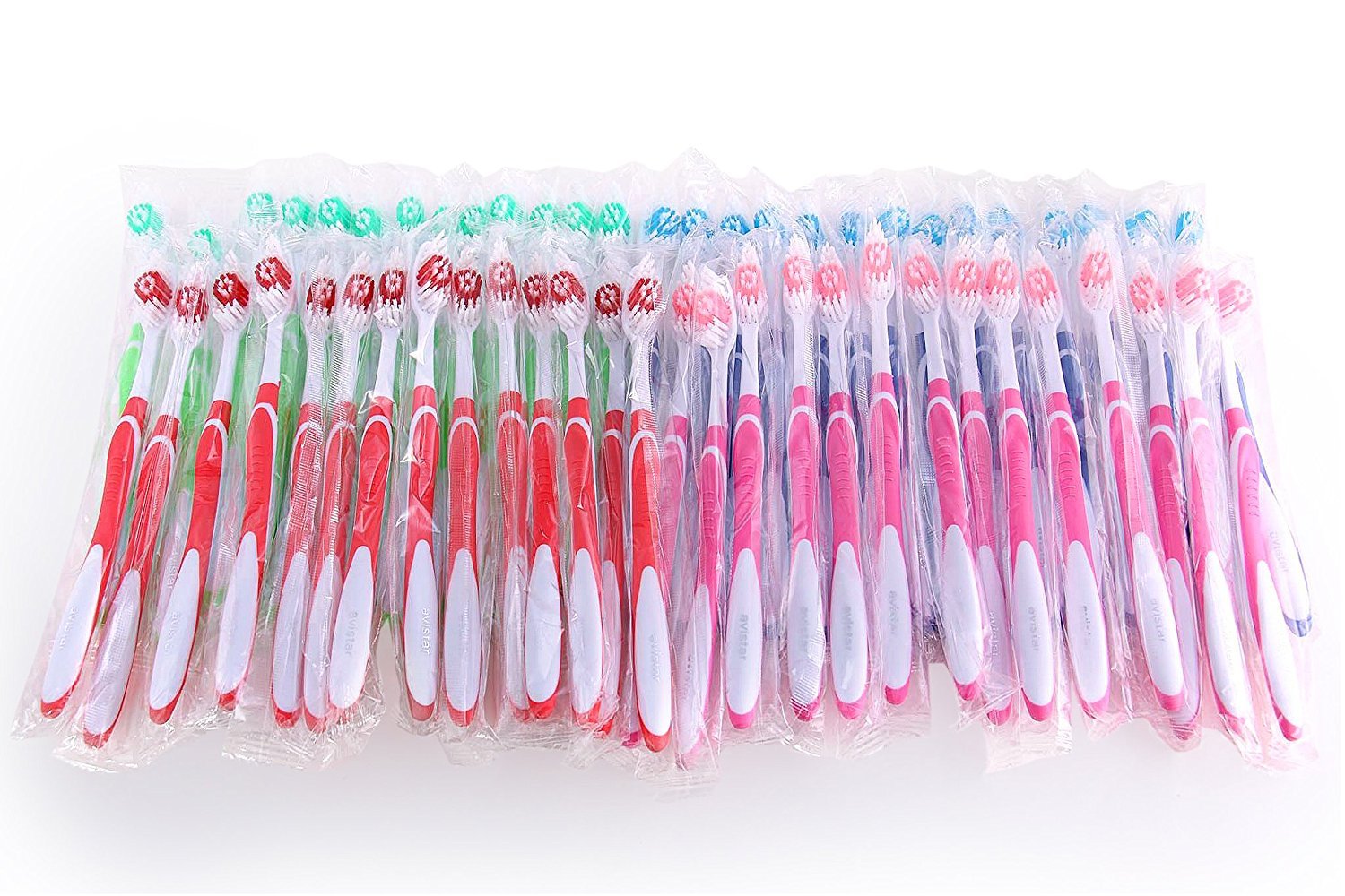 148 Individually Packaged Quality Large Head Medium Bristle Disposable