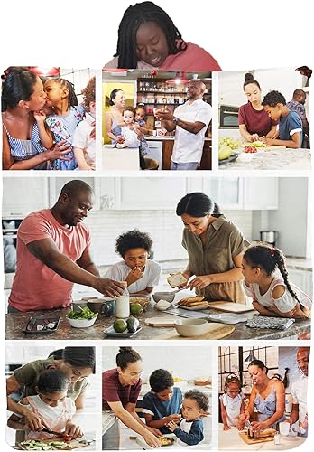 Manta de forro polar de fotos personalizada con respaldo de sherpa ultrasuave con collage de 7 fotos, calidez acogedora, parte frontal de fotos disponible en Yaxa Costa Rica