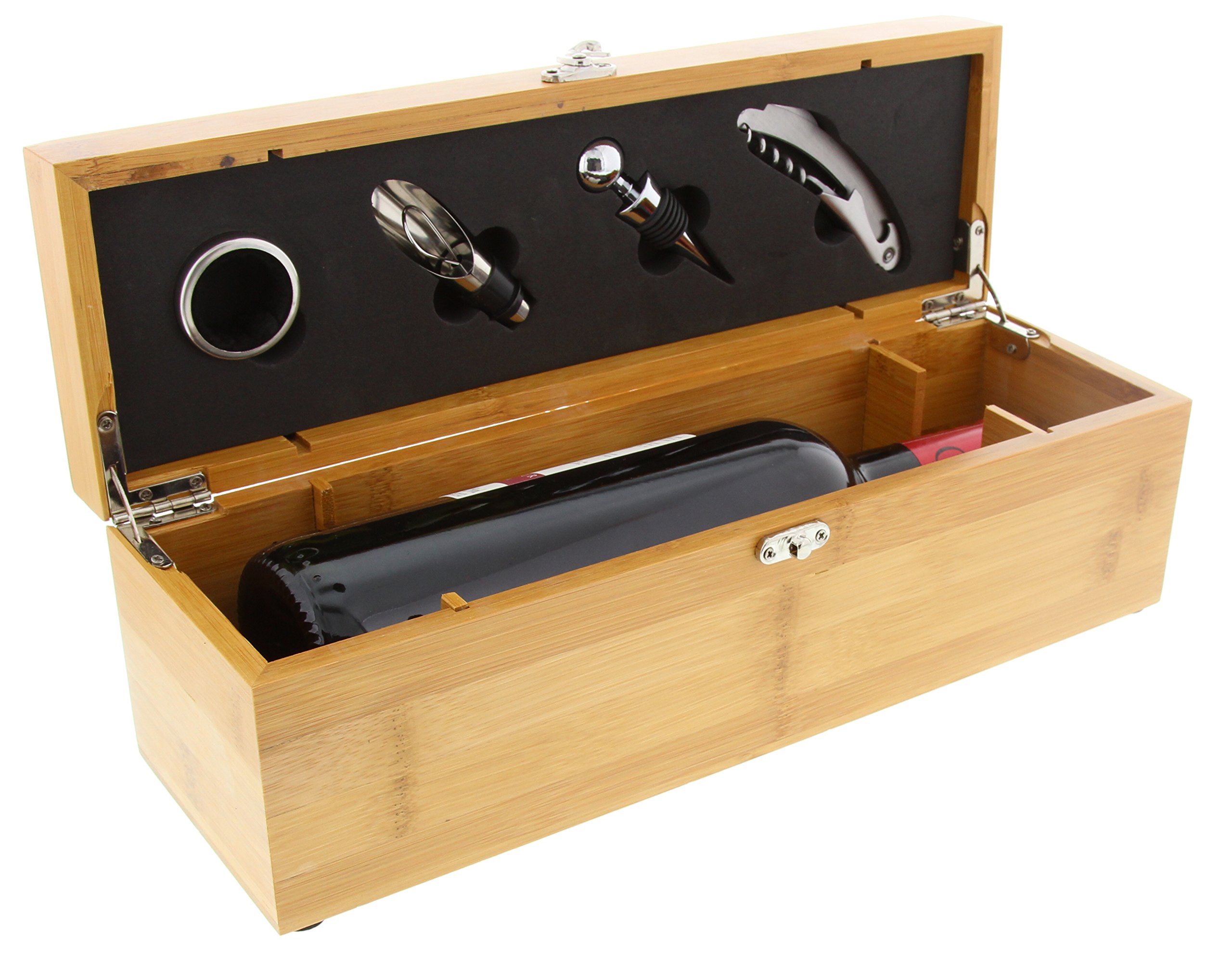 Pradel Excellence RT802G Cofanetto Sommelier bambù 5 Pezzi
