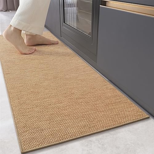Color&Geometry Alfombras y tapetes de cocina antideslizantes, lavables, absorbentes, tapetes de cocina tejidos, fáciles de limpiar, tapetes de