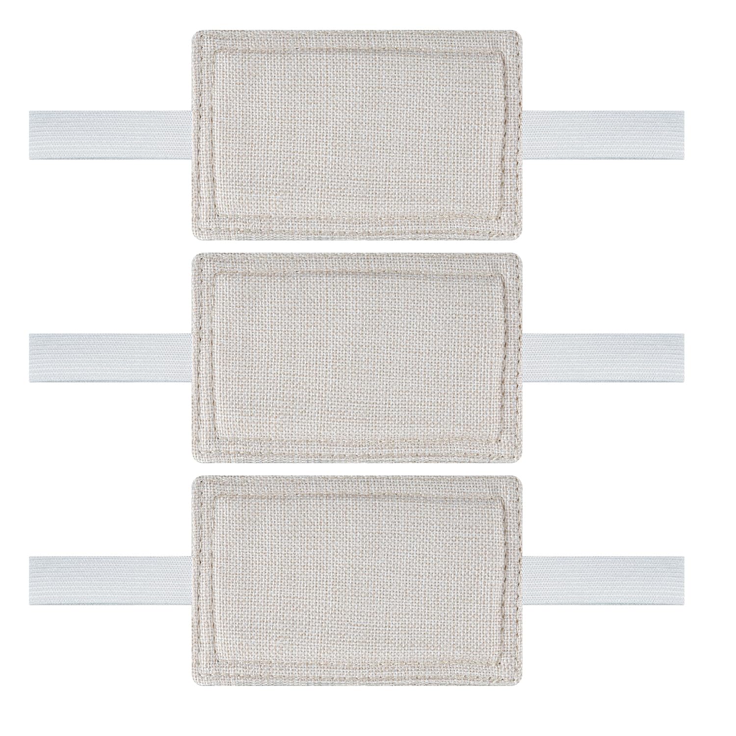 Bojueshaw White 3Pcs Door Silence Pad - Quiet Close Noise Reduction Mat For Bedroom, Nursery & Room Doors, Easy To Use, Multi-Scenario Application