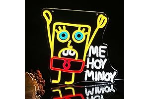 SpongeBob Neon Painting: Light Up Your Imagination