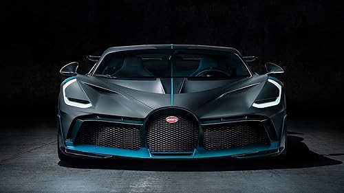 Póster laminado de artes icónicas 42x24: Bugatti divo 4k 3 HD