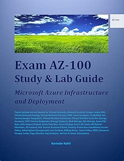 Exam AZ-100 Study & Lab Guide: Microsoft Azure Infrastructure and Deployment - coolthings.us