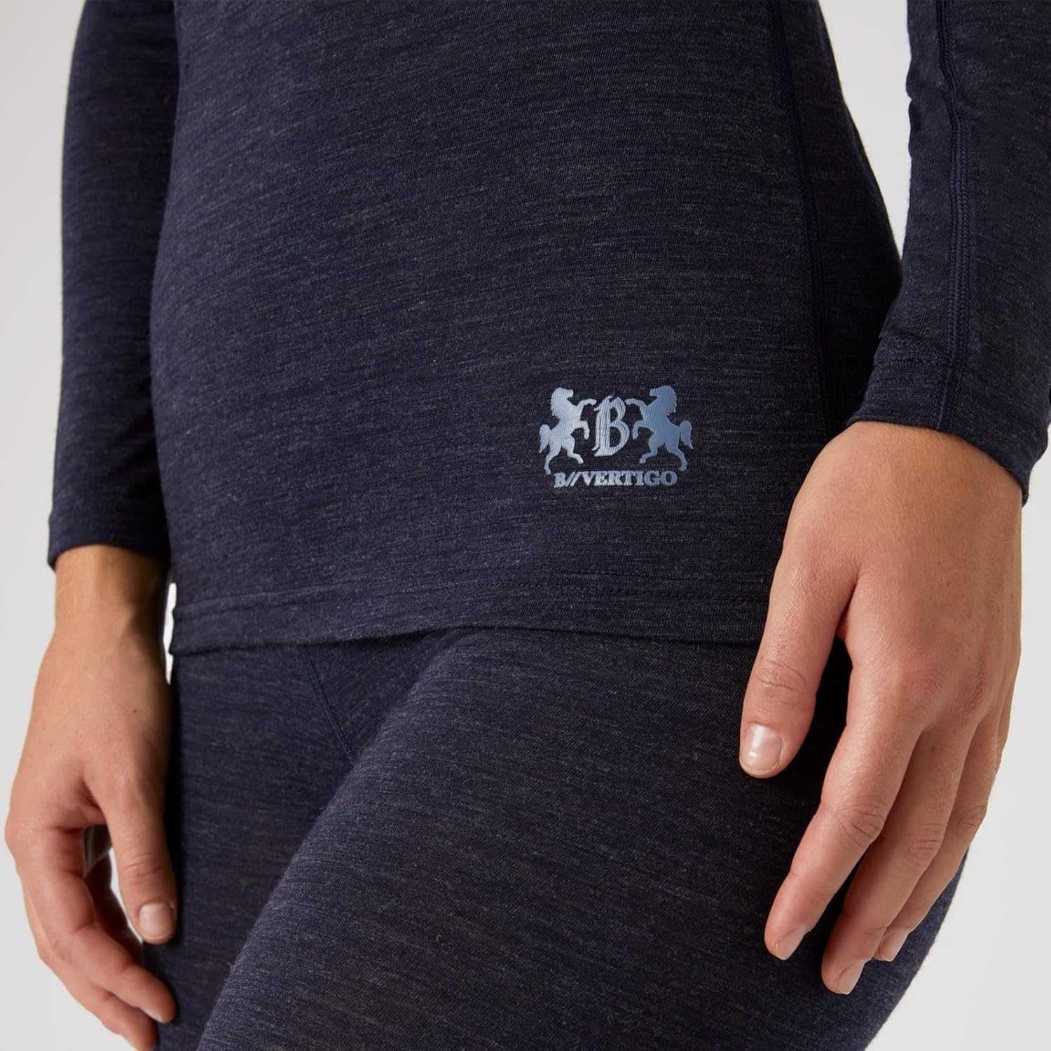 HORZE B Vertigo Roxie Womens Woolmix Underwear Shirt - Image 8