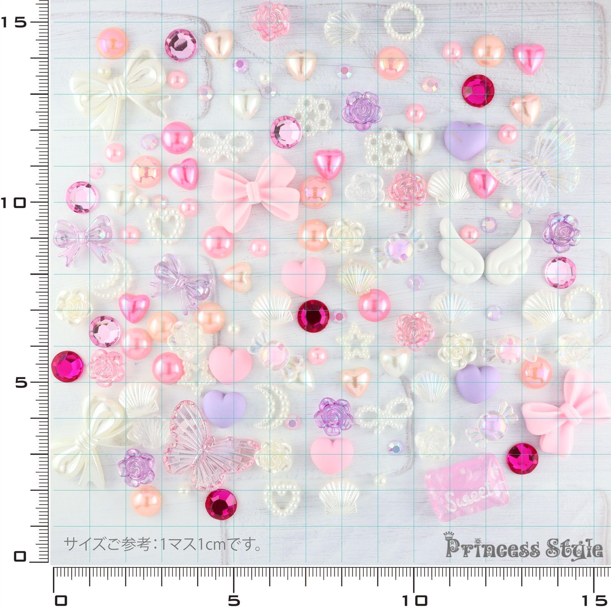 6747【デコパーツ　レジン　ネイル　デコホイップ】*うさぴょん*ᕱ⑅ᕱ 6747【デコパーツ レジン ネイル デコホイップ】*うさぴょん*ᕱ