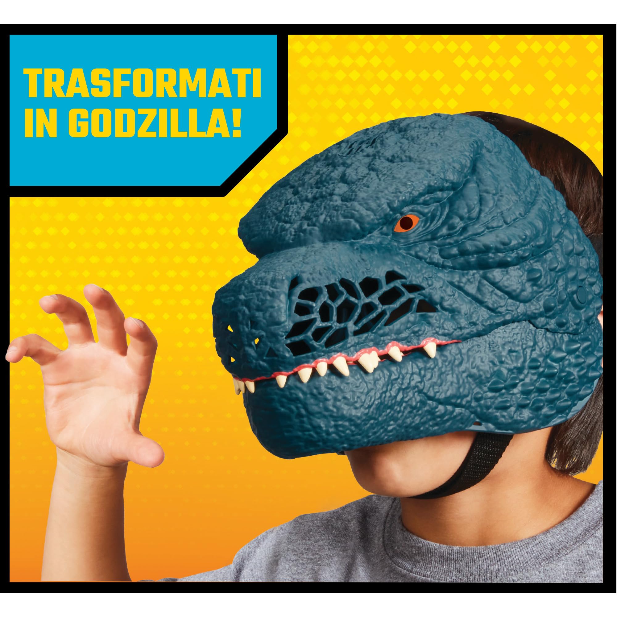 Giochi Preziosi Godzilla Per Kong Il Nuovo Impero - Godzilla Maschera Role Play Interattiva Con Dettagli Realistici E Suoni Di Battaglia Del Personaggio, Per Bambini A partire Dai 4 Anni