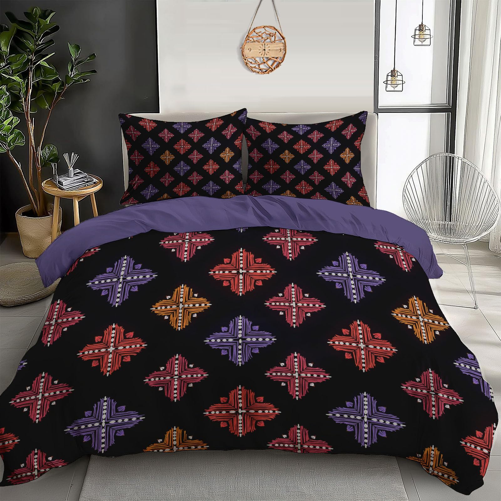 Parure de lit 200x200cm à fermeture éclair pour en finir avec la couette qui glisse