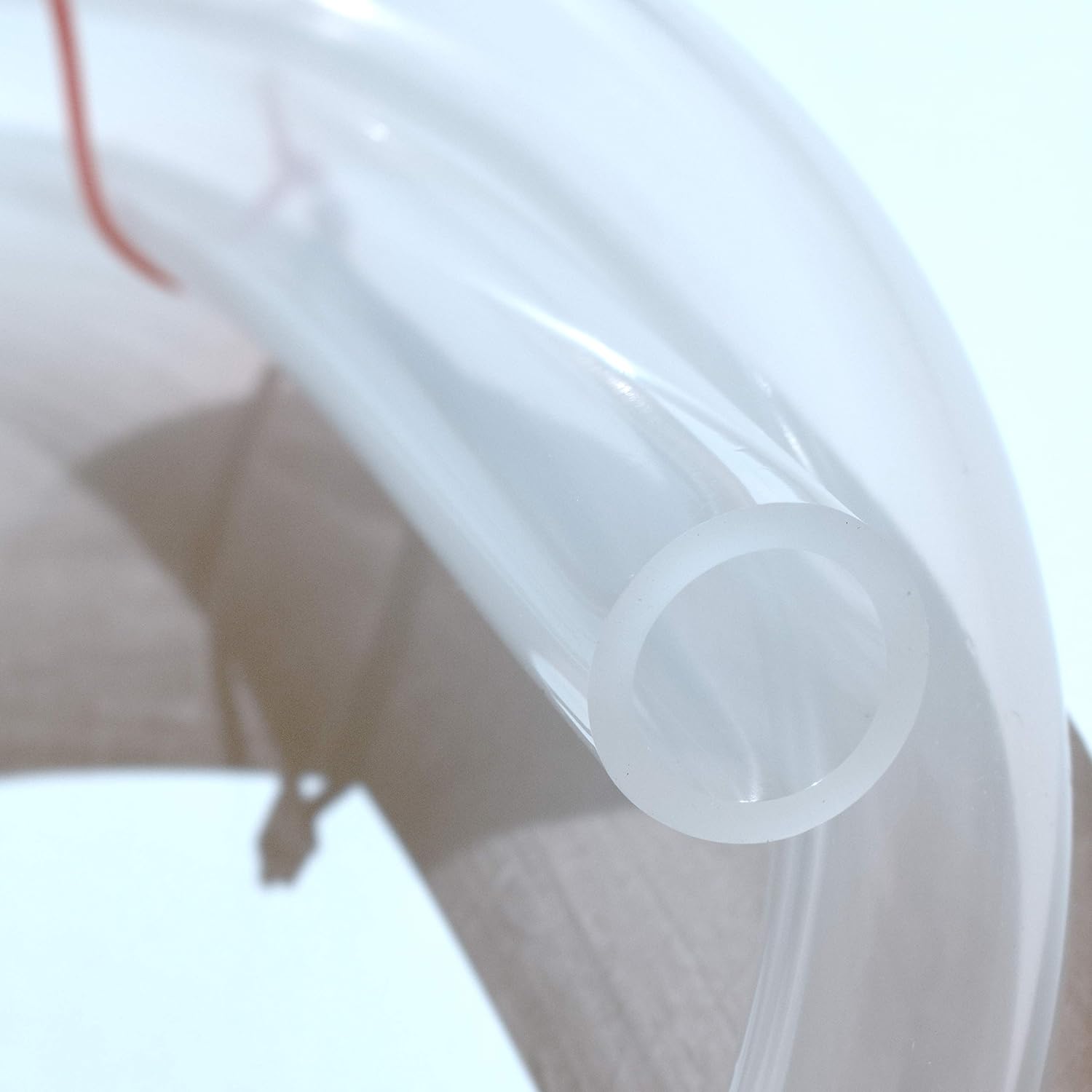 Pure Silicone Tubing - 3/4" ID x 1" OD - High Temp Kink-Free Hose Tube 500F (50 Feet)