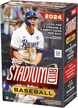 Topps 2024 Stadium Club Baseball Factory Sealed Value Box - Baseball Wax Packs