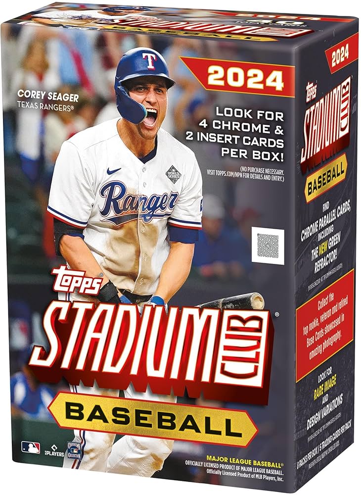 TOPPS STADIUM CLUB ＆ BOWMAN Topps 2024 Stadium Club Baseball Factory Sealed Value Box