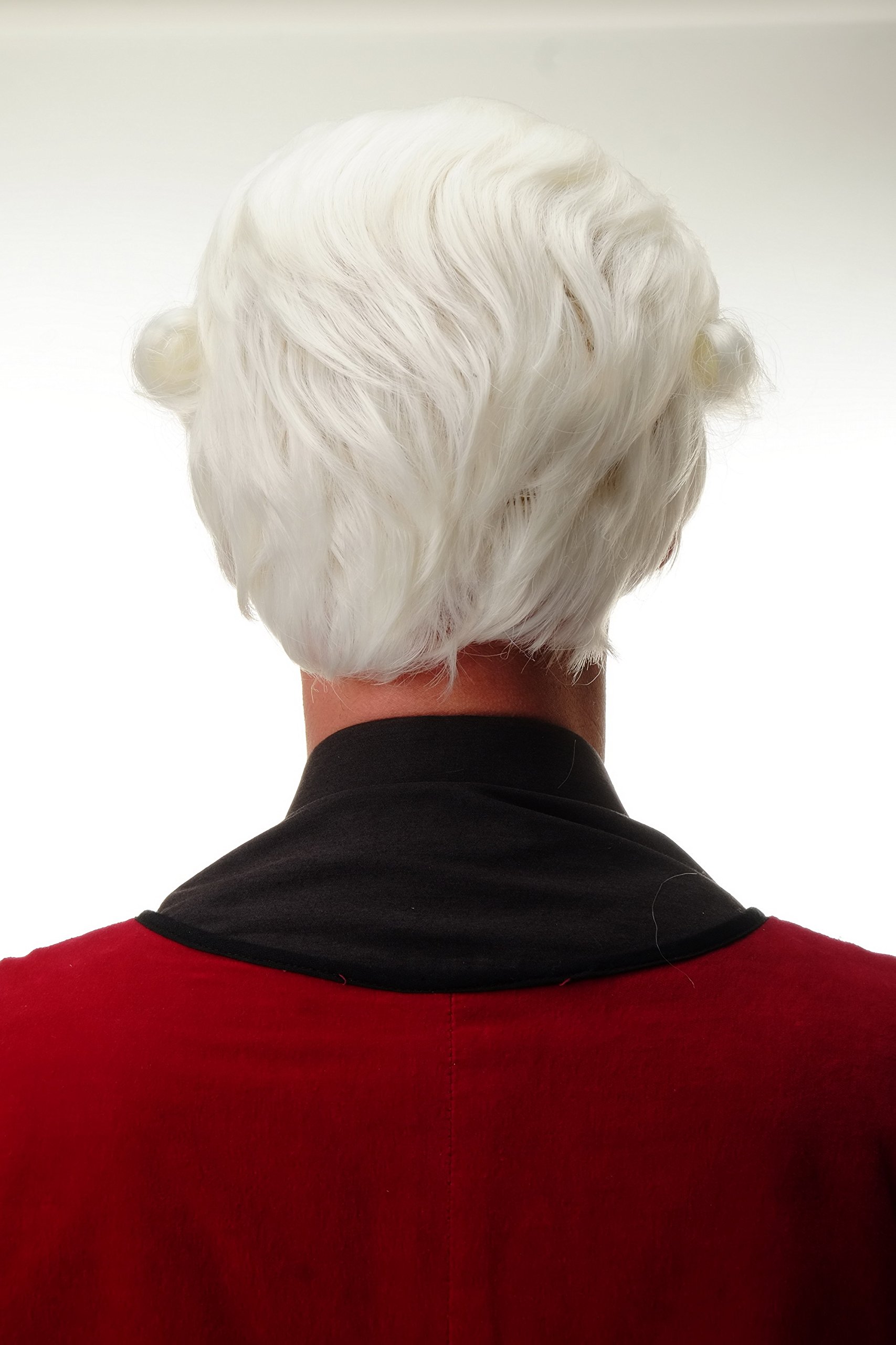 WIG ME UP - PT0027-KB80 Lady Man Party Wig Halloween Carnival Baroque Noble Lord Courtier Countess short curls white blond - Image 4