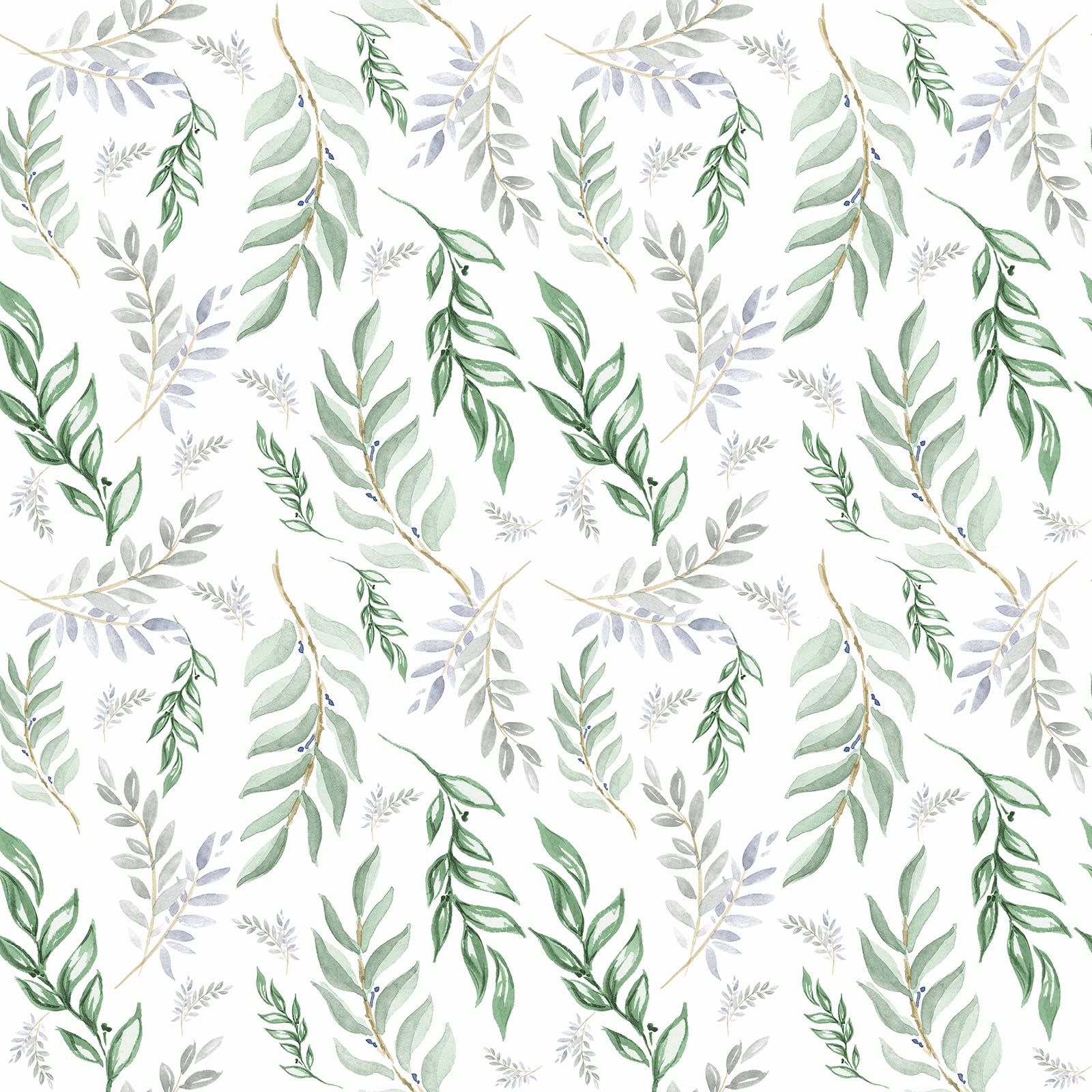 Papier peint amovible et repositionnable à motif végétal 45x1000cm