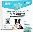 Uproot Clean Washing Machine Cleaner Tablets - 24 Pack for a 12 Month Supply. Formulated for Pet Owners. Compatible with HE, Top & Front Load. Easily Removes Residue, Grime, and Odors. Septic Safe.