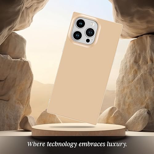 Miniatura 5 de Cocomii Funda cuadrada para iPhone 13 Pro, color liso neutro cuadrado, delgada, ligera, brillante, color sólido natural, funda estética de lujo
