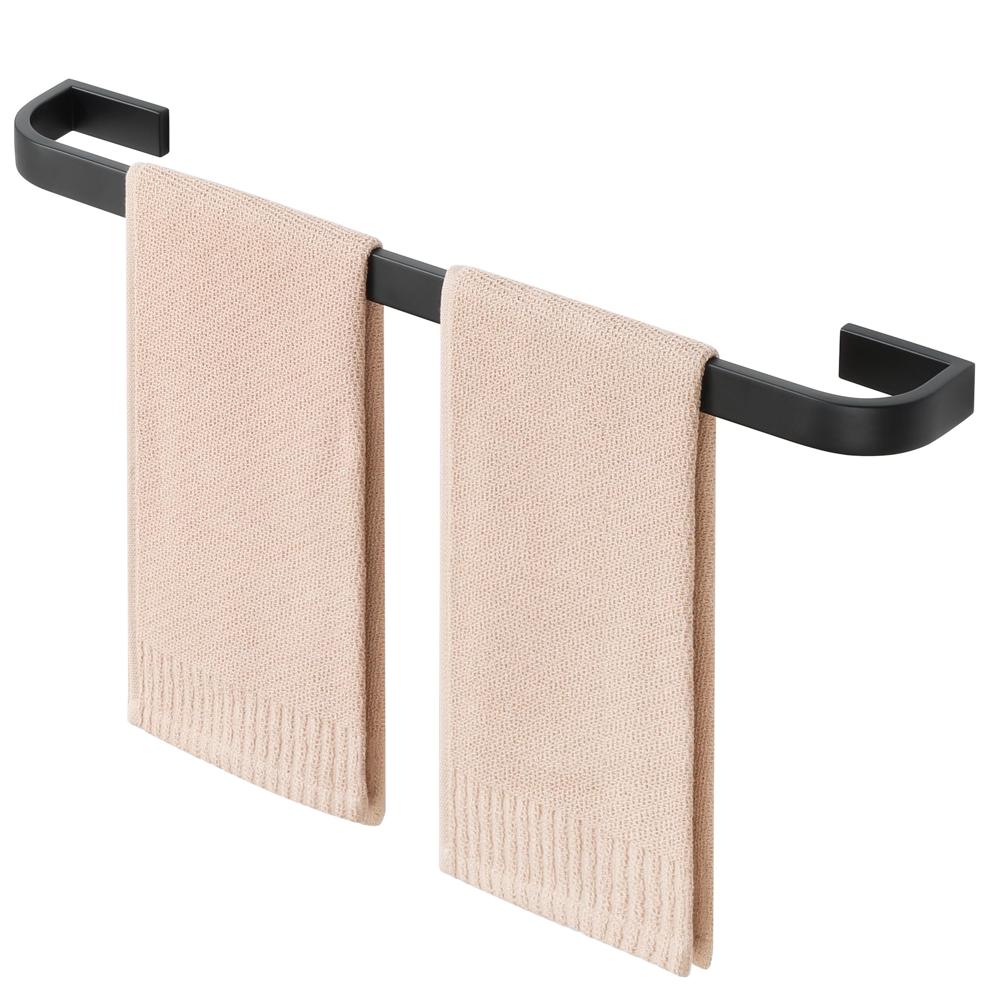 Alise Towel Bar for Bathroom,Black Towel Holder 24'' Towel Racks for Bathroom Wall Mount,SUS304 Stainless Steel Towel Rail Towel Hanger for Walls-image-27