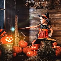 Vista 3 de Gejoy 2 piezas de varita iluminada, varita mágica de mago, varita de bruja de princesa, hada, juguete de sonido, accesorios de cosplay para niños