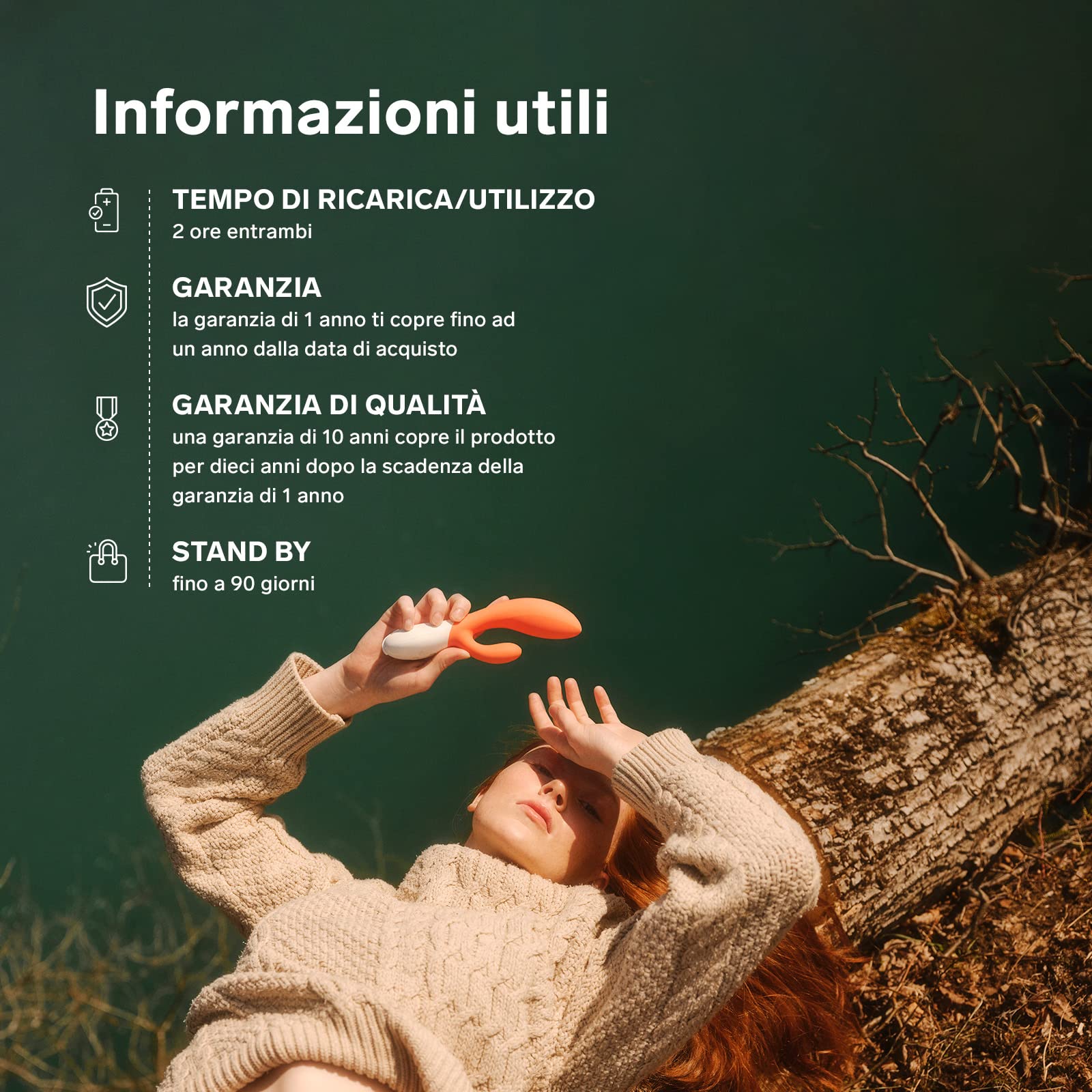 LELO INA 3 Vibratore Donna Rabbit con 10 Modalità di Vibrazione, Sex toy con Stimolatore Clitorideo Femminile, Vibratori Donna, Sex Toys Impermeabili, Vibratori Clitoride Donna, Seafoam