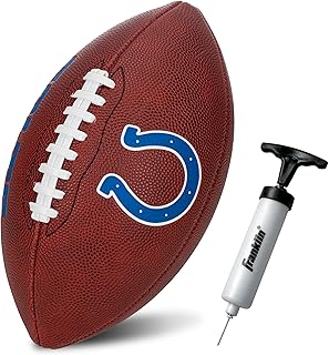 Franklin Sports NFL Football - Youth Junior Size Football for Kids - Official NFL Team Logo + Colors - Fan Shop Ball