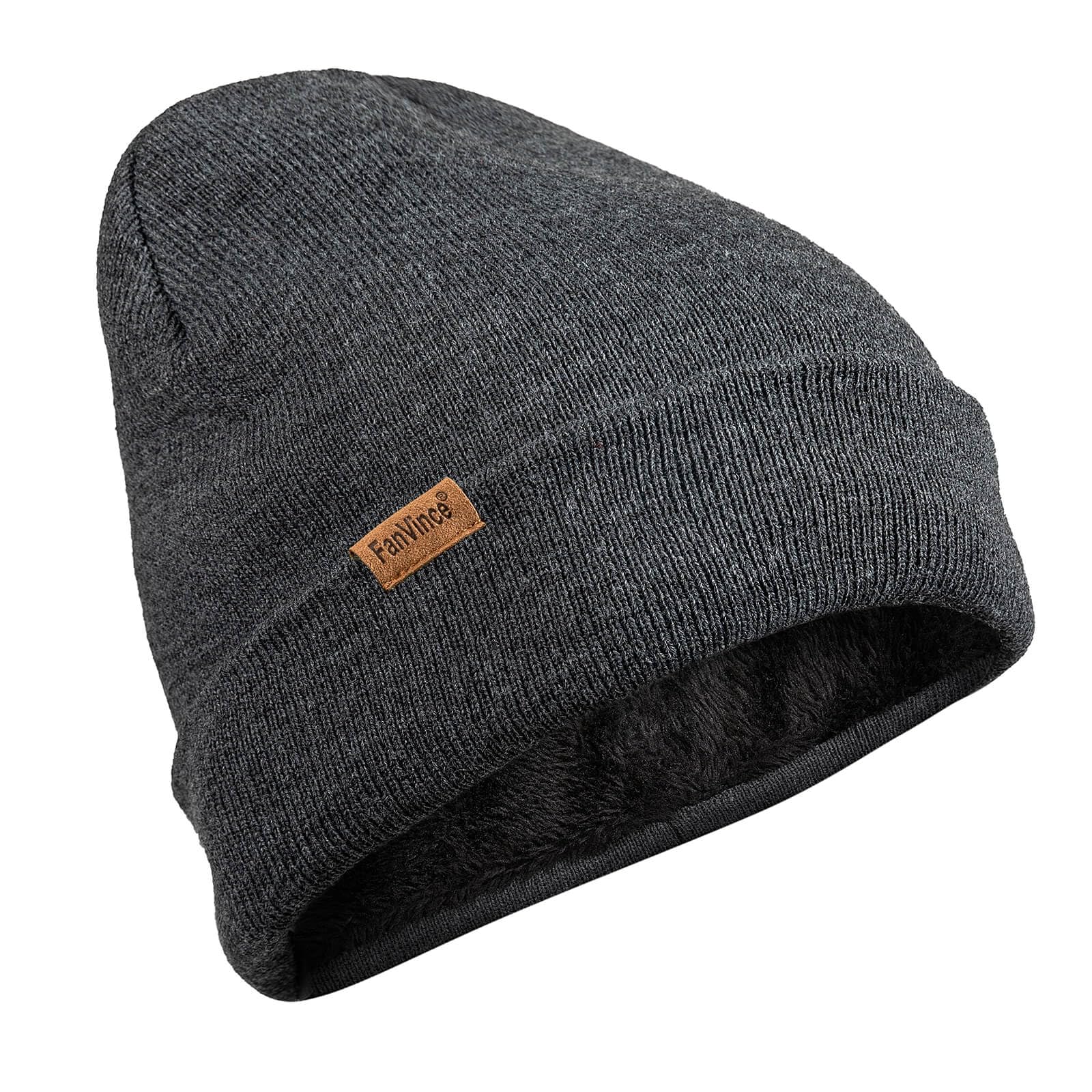 Beanie for Men Winter Thermal Cuffed Knit Hat Warm Gifts Womens Beanies