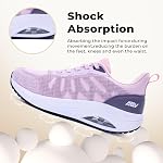 QAUPPE Femmes Chaussures de marche avec Arch Support Orthotic Confortable Sneakers pour Plantar Fasciitis Pain Relief