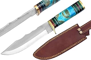 Handcraft Goods Bowie Knife Hunting Knifes with Sheath 12 inch Stainless steel Camping Fixed Blade Knives Bushcraft Gift For Men