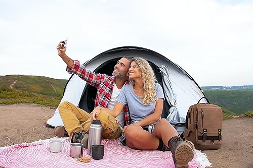 Miniatura 2 de Bolso tipo bandolera retro de Leaper, bolso de lona con asa cruzada para hombres y mujeres, bolso de hombro, bolso bandolera, bolso de mano, bolso