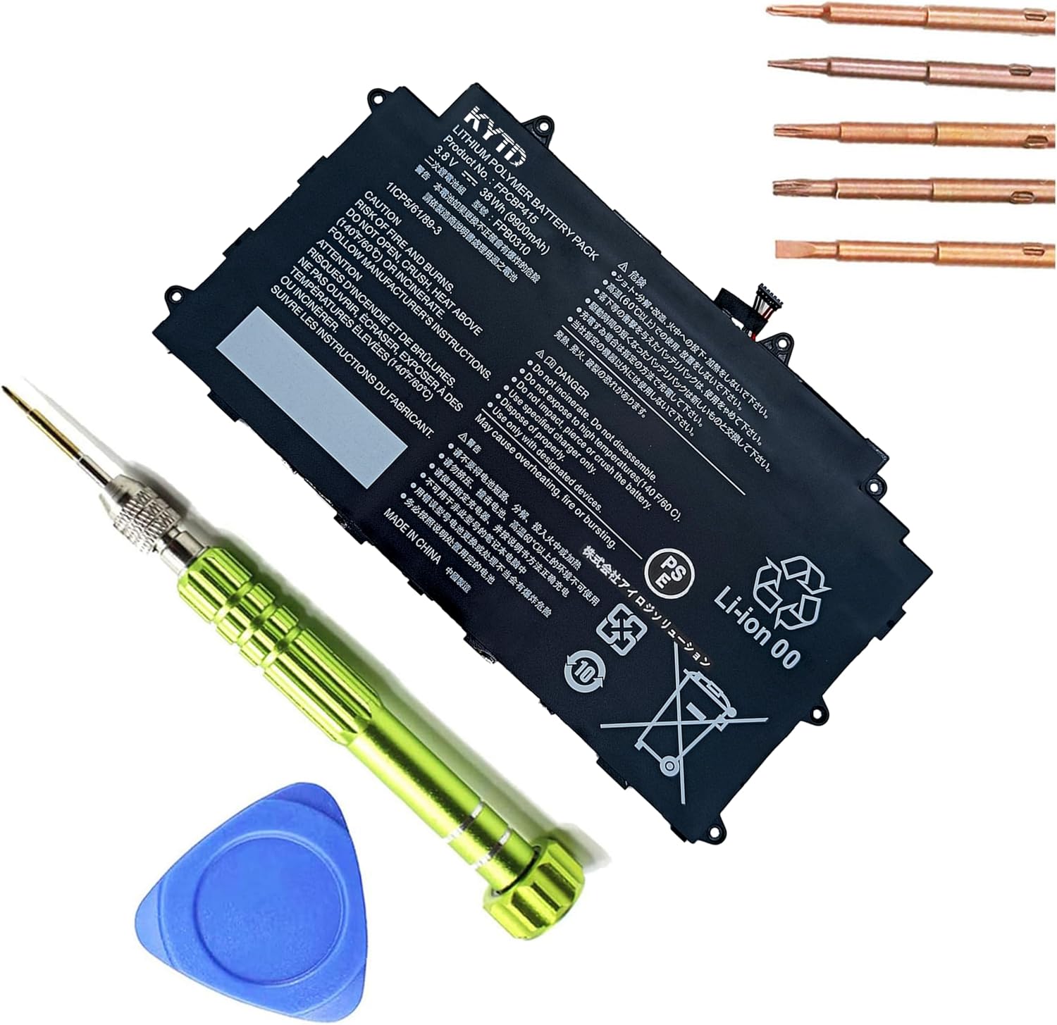 FPCBP415 Laptop Battery compatiable with for Fujitsu FARQ55S F-02F Q584/HQ584 Q555 Compatible Part Number FPCBP415 FPB0310（38Wh-3.8V
