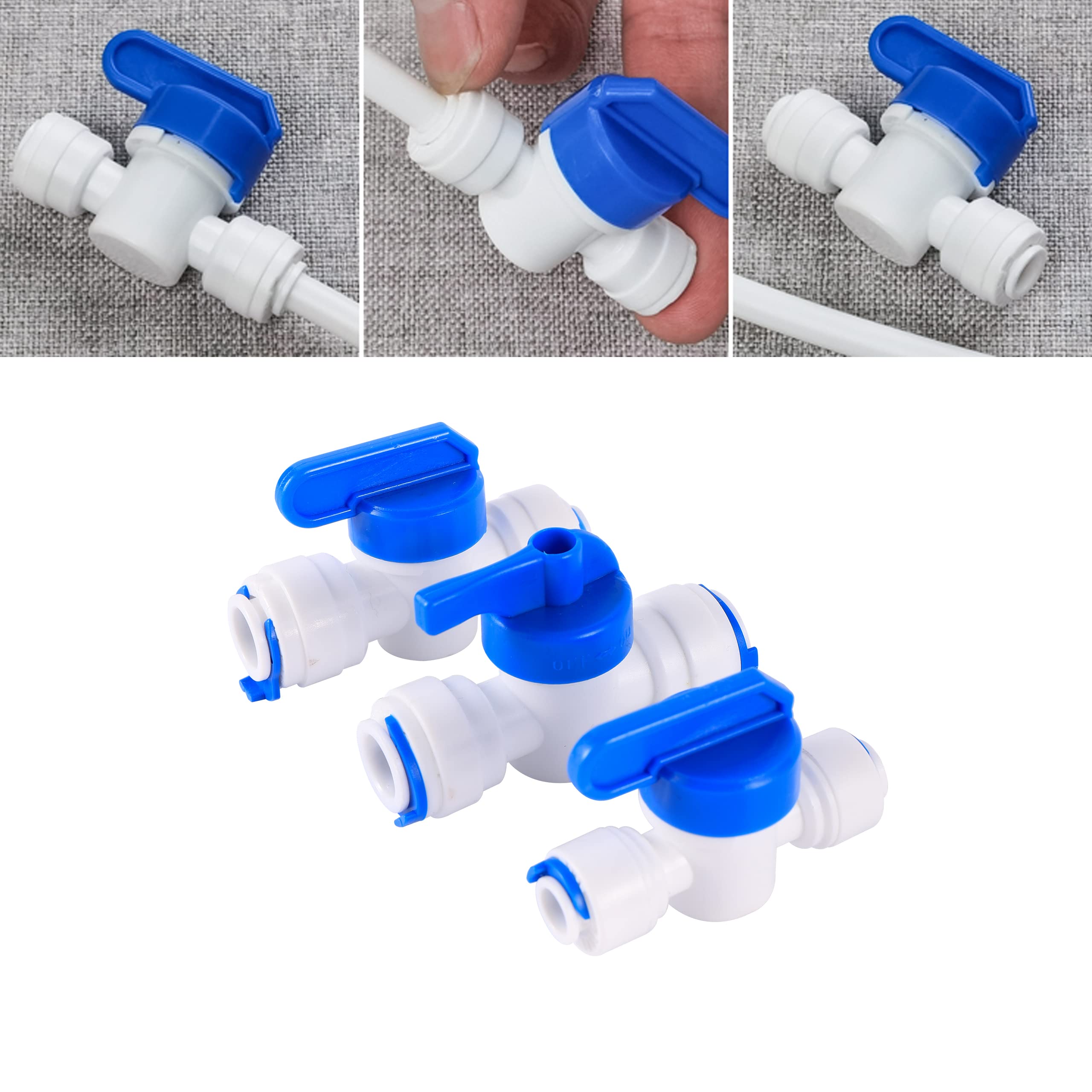 OD 1/2" 1/4" 3/8" connessione rapida a pressione per irrigazione giardino prato RO acqua sistema osmosi inversa 1 pezzo (2311)