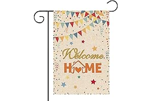 Welcome Home Yard Sign - Double Sided Welcome Back Banner