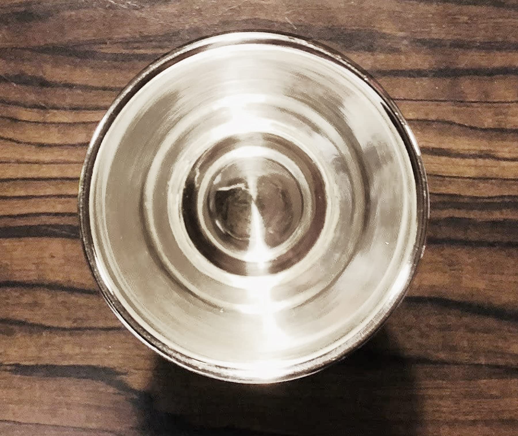 Vaso de diseño bañado en plata, con grabado personalizado, taza gourmet (altura: 11,5 cm (grabado hasta 20 caracteres)
