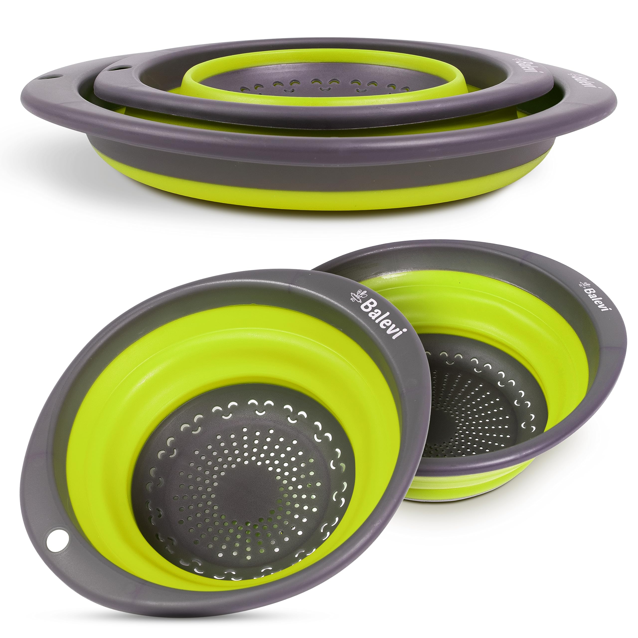 Colador plegable (verde)