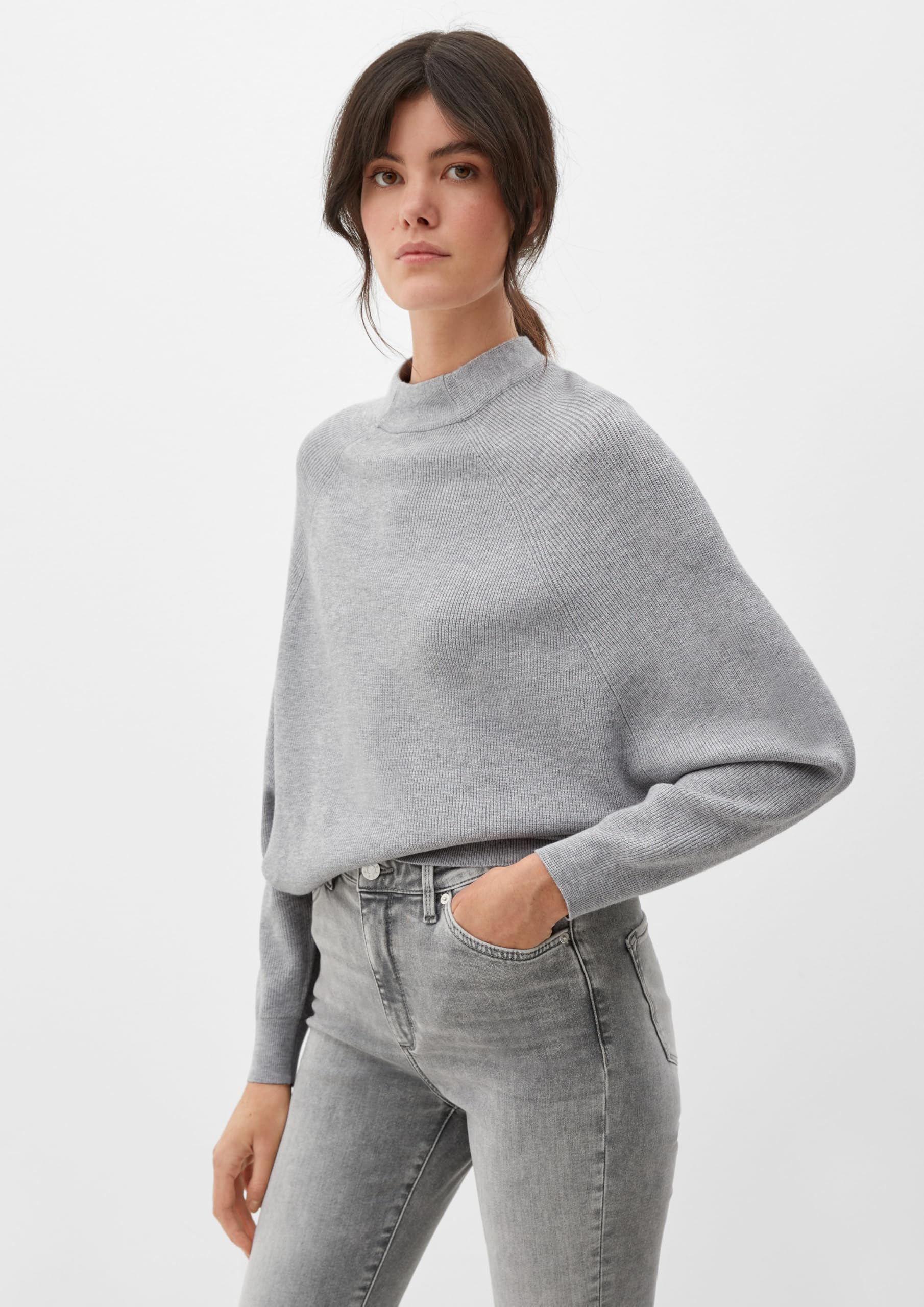 s.Oliver Strickpullover mit Fledermausärmeln