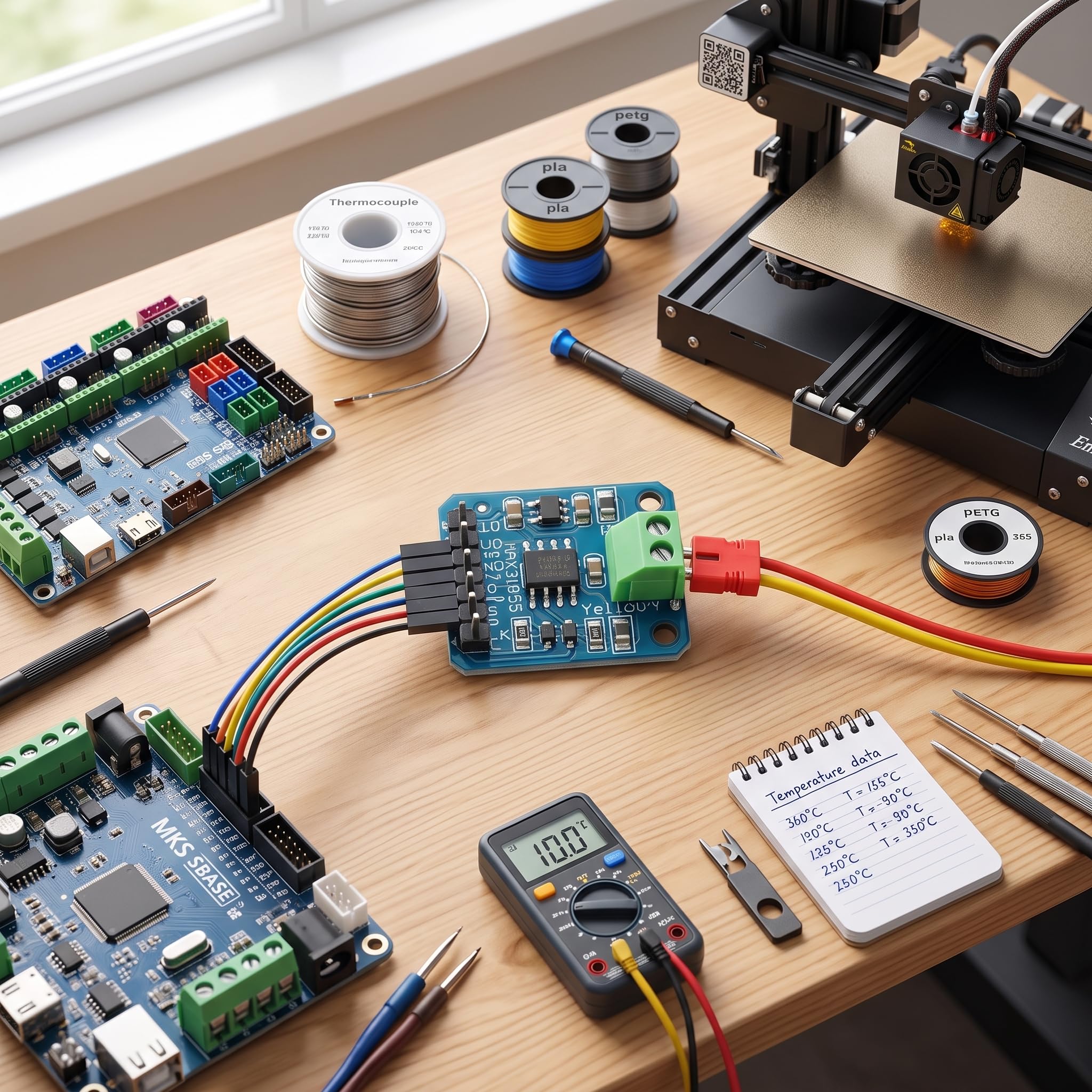 Lot de 4 modules de capteur de température de type K avec port SPI 3 à 5 V CC