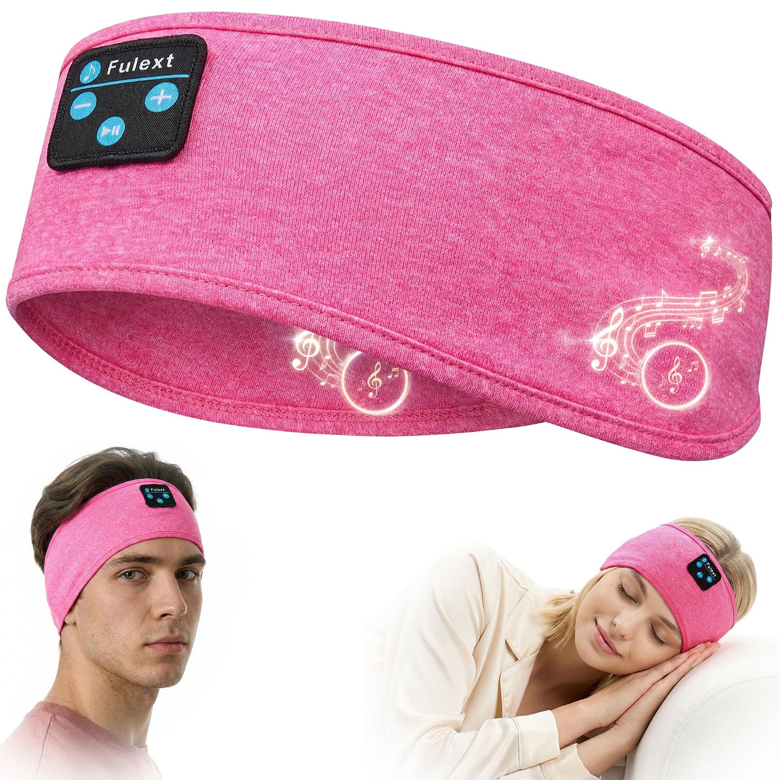 Słuchawki do spania, opaska na głowę Bluetooth, słuchawki do spania, muzyczna sportowa opaska na głowę, ultra miękka opaska do spania na boku, prezenty do spania dla mężczyzn i kobiet