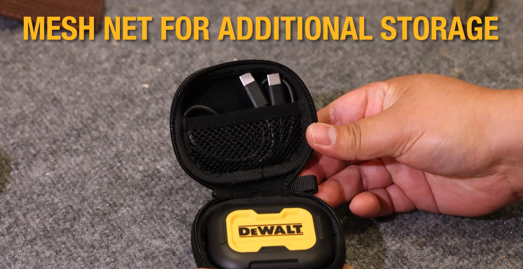 Amazon.com: DEWALT Heavy Duty Protective Headphone Case for TWS