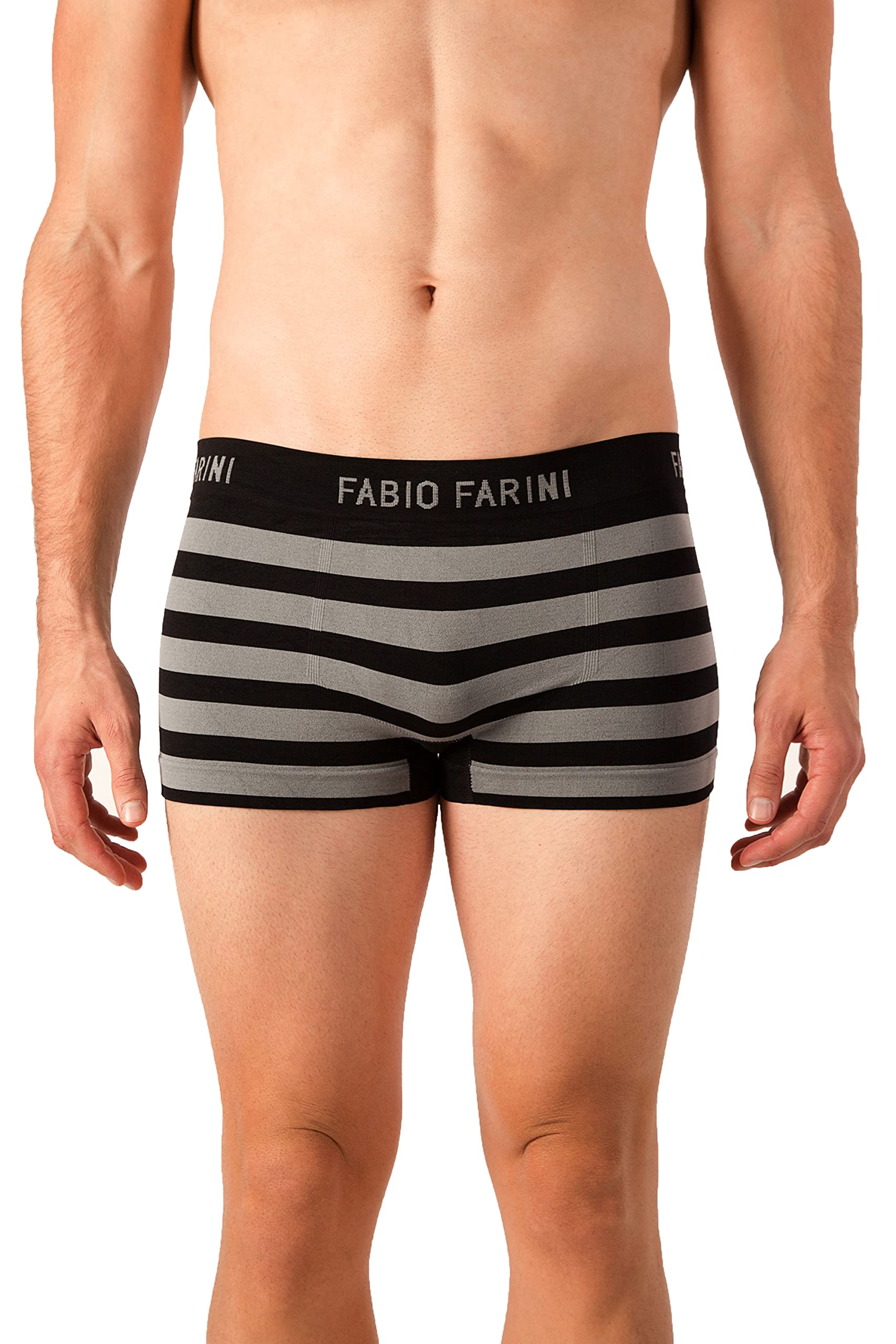 Fabio Farini – Pack de 4 Boxers Hommes en Microfibre Respirante de Haute qualité