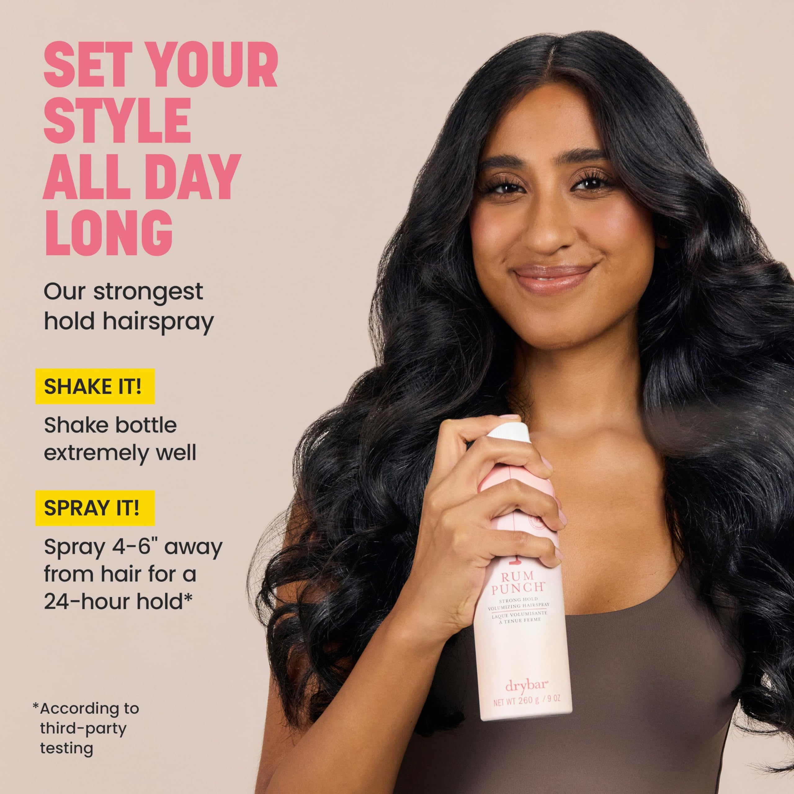 Drybar Rum Punch Strong Hold Volumizing Hairspray, 9 oz
